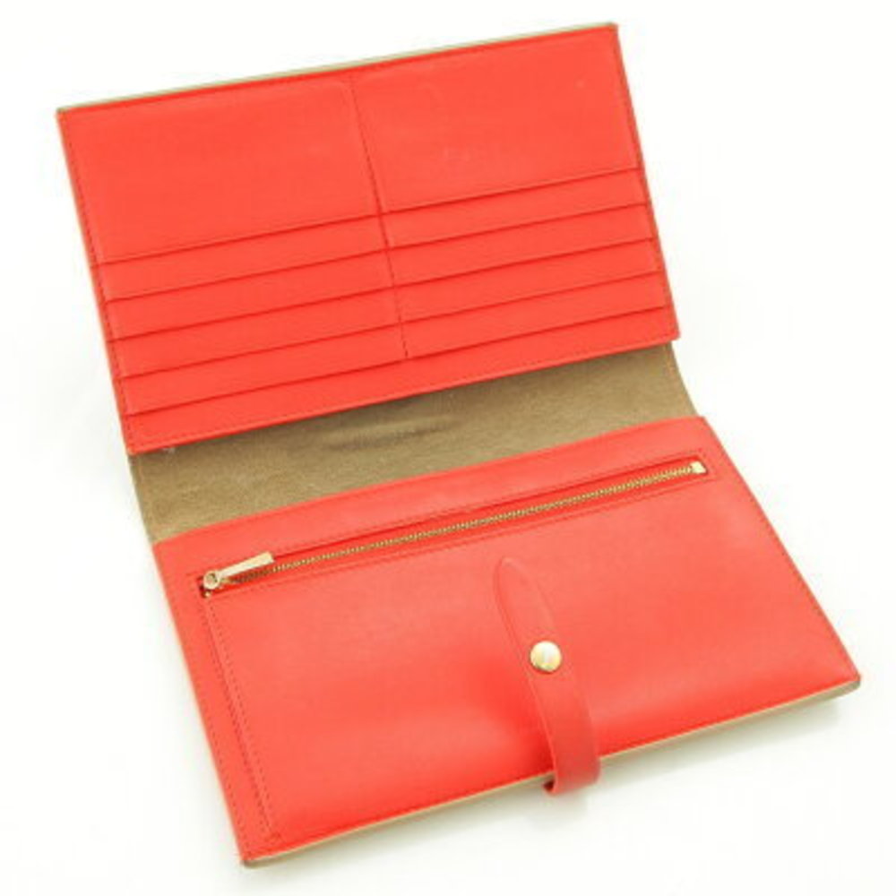 Celine Strap Large Multi Function Bifold Long Wal… - image 4